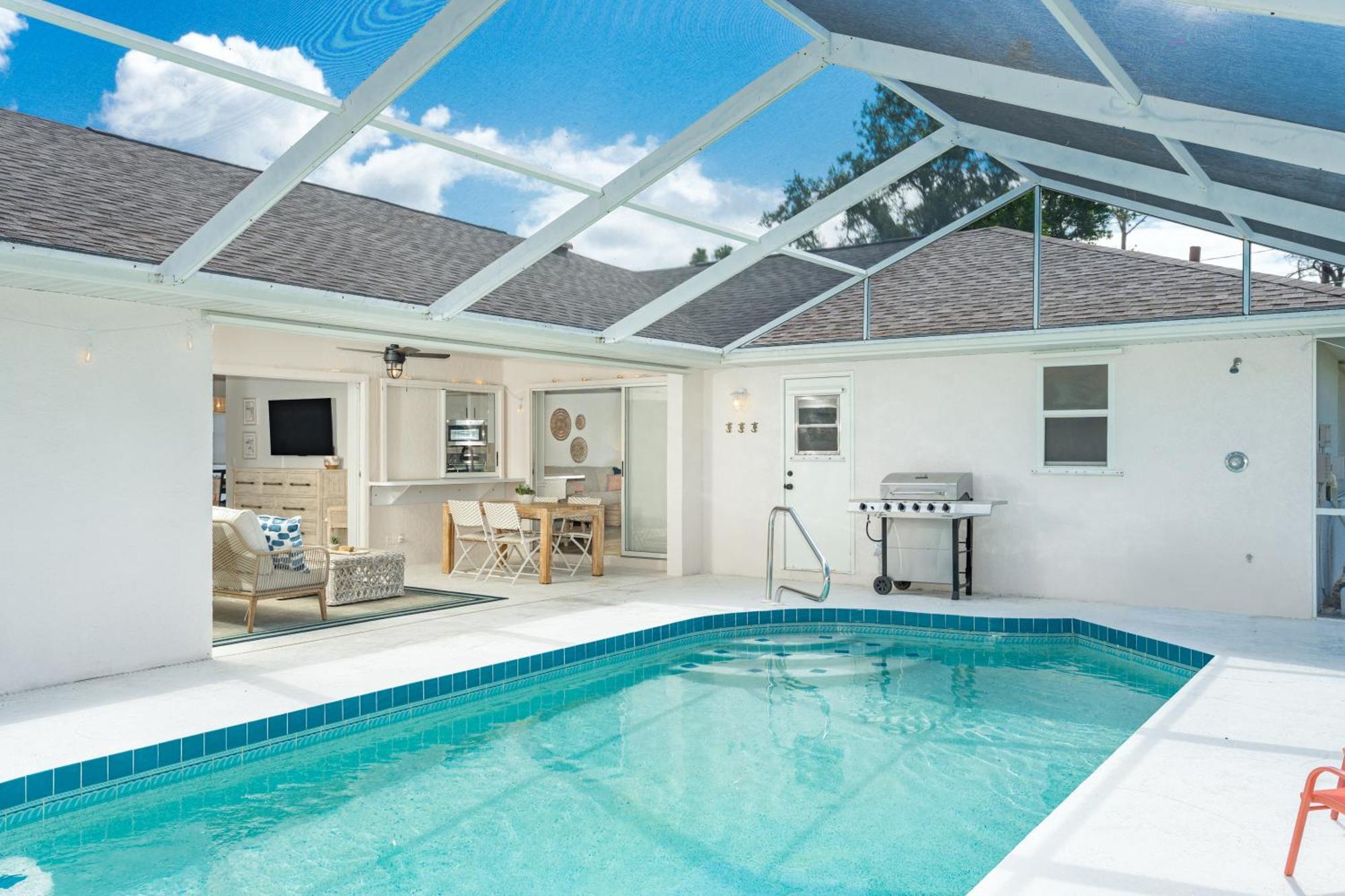 Beautiful Spacious Home! Close To Beaches - Heated Private Pool Englewood Eksteriør billede
